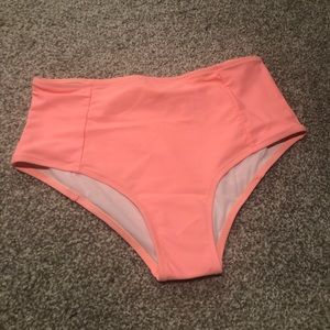 High waisted bathing suit bottom
